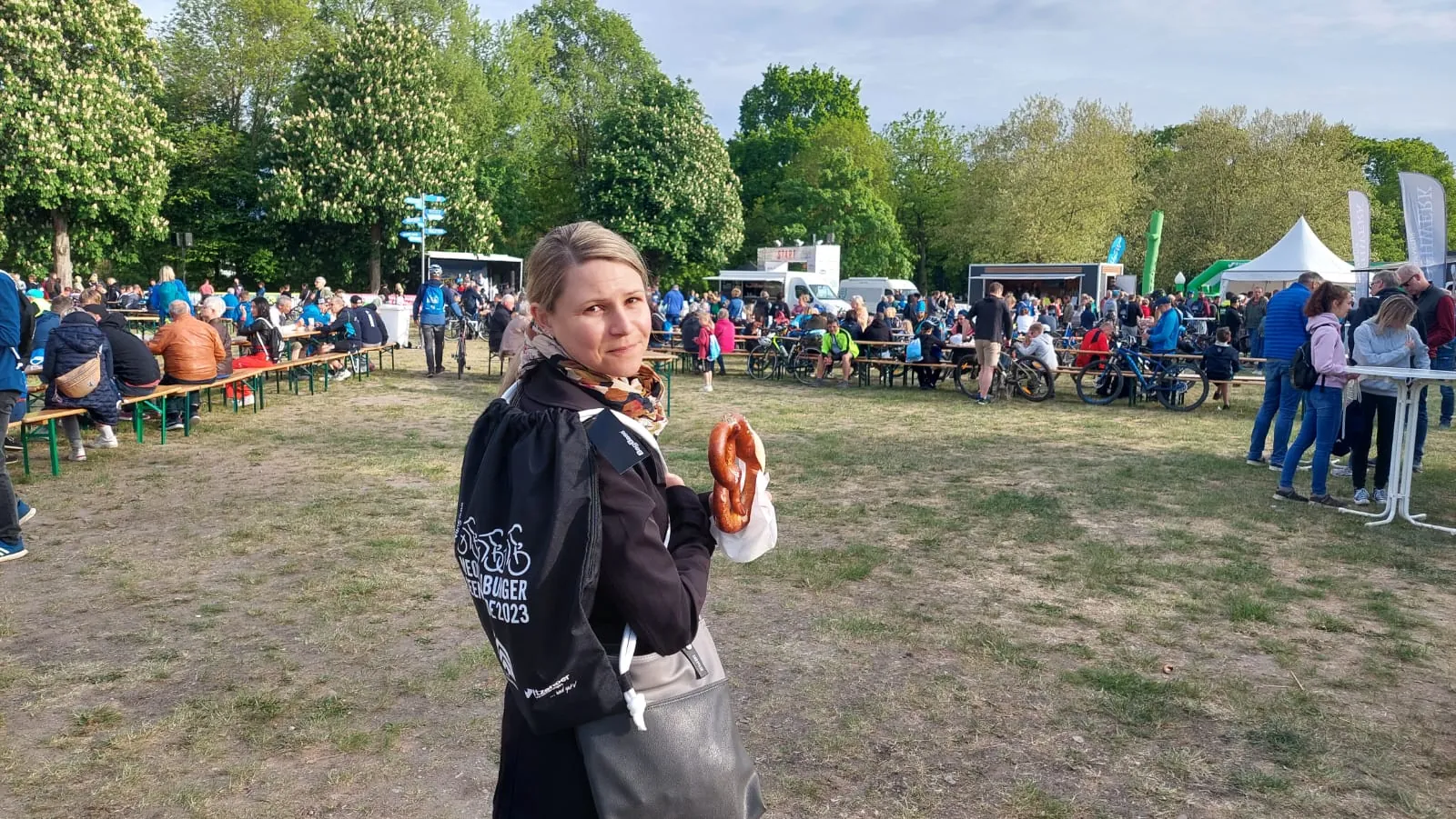 Voller Vorfreude auf dem Sattelfest.