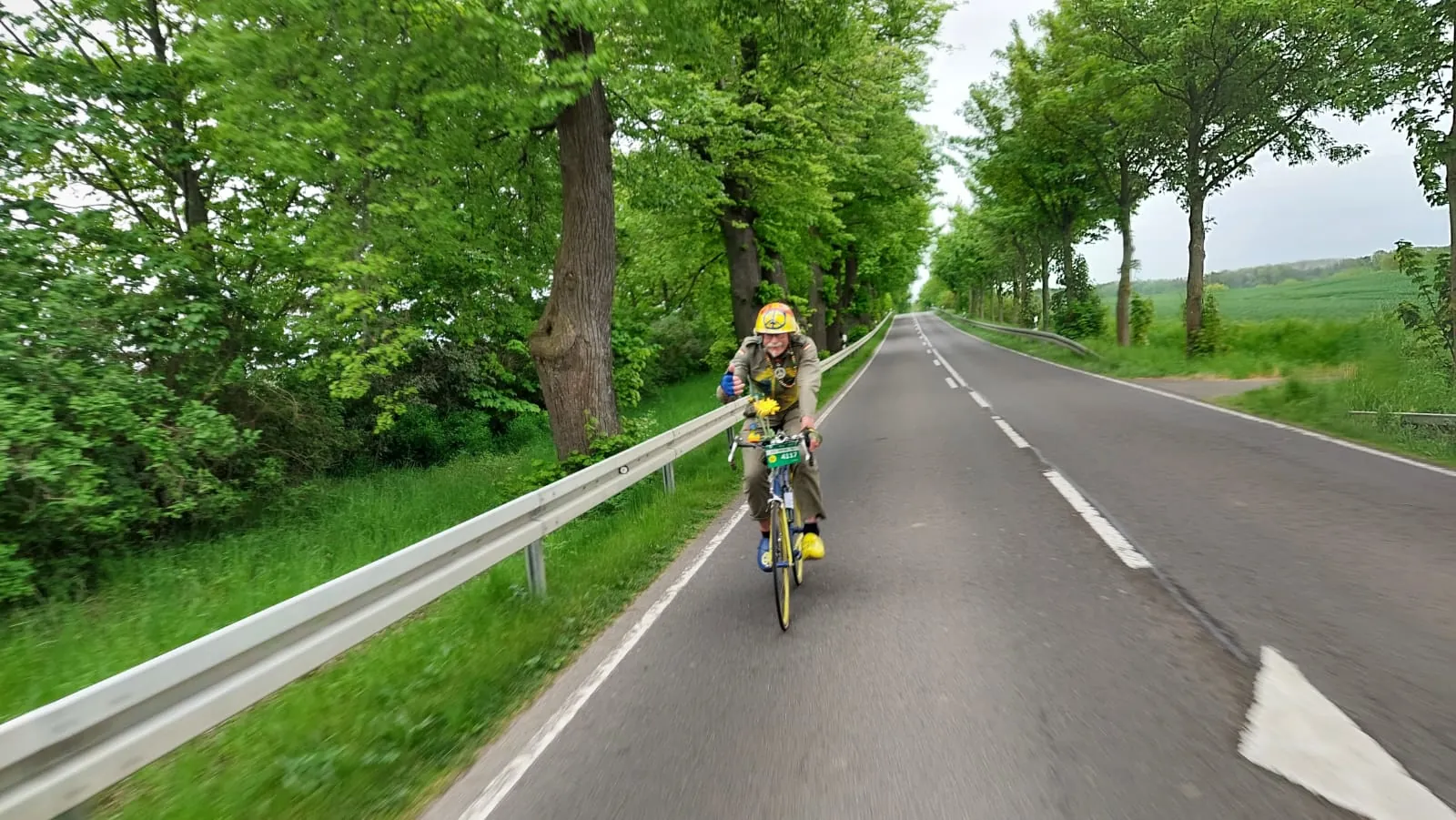 Auf der Strecke tummeln sich auch solch coole Socken…