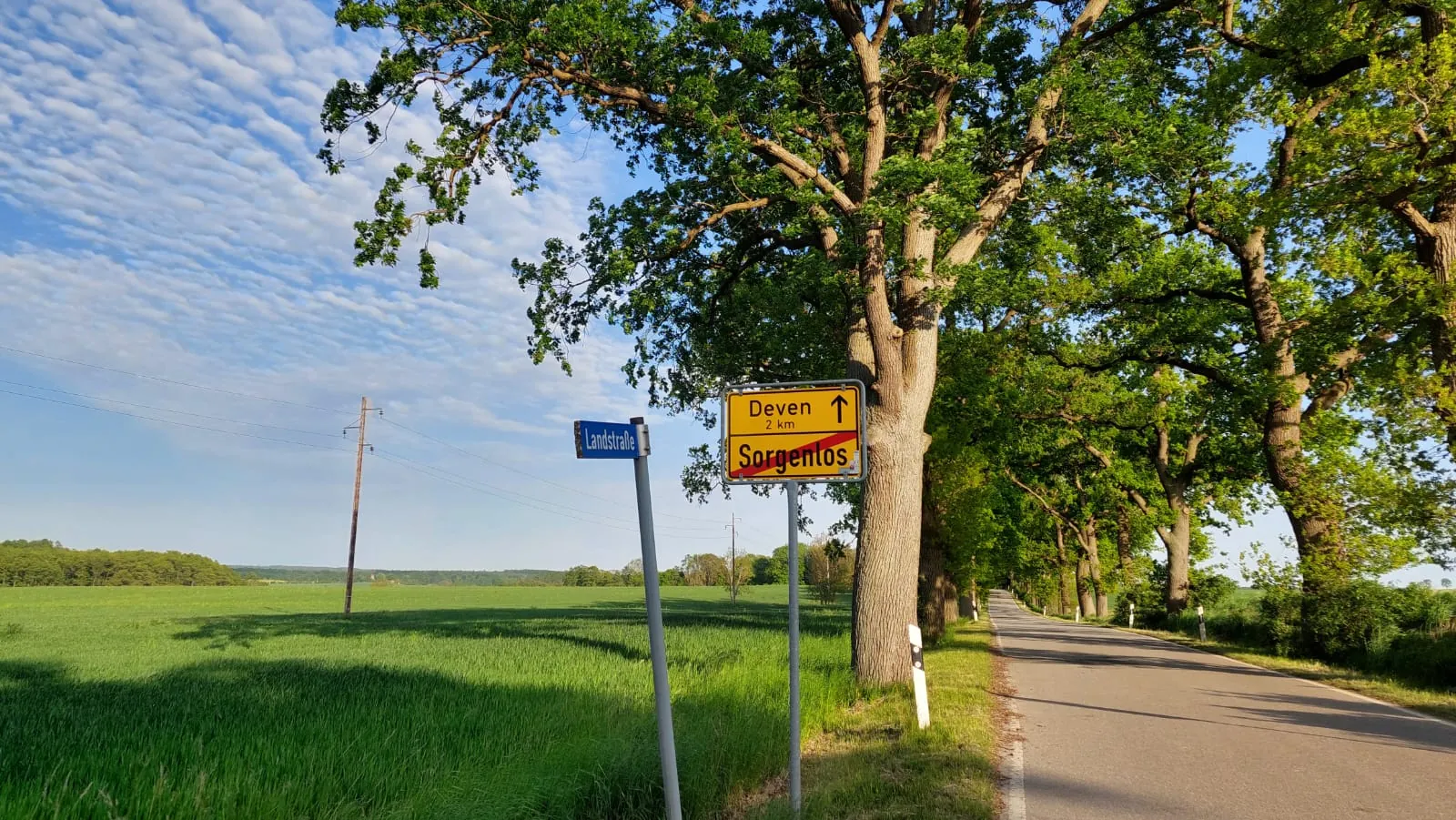..da haben wir doch wirklich keine Sorgen mehr! Beziehungsweise: Beim Radeln verfliegen diese ohnehin erfahrungsgemäß von selbst.