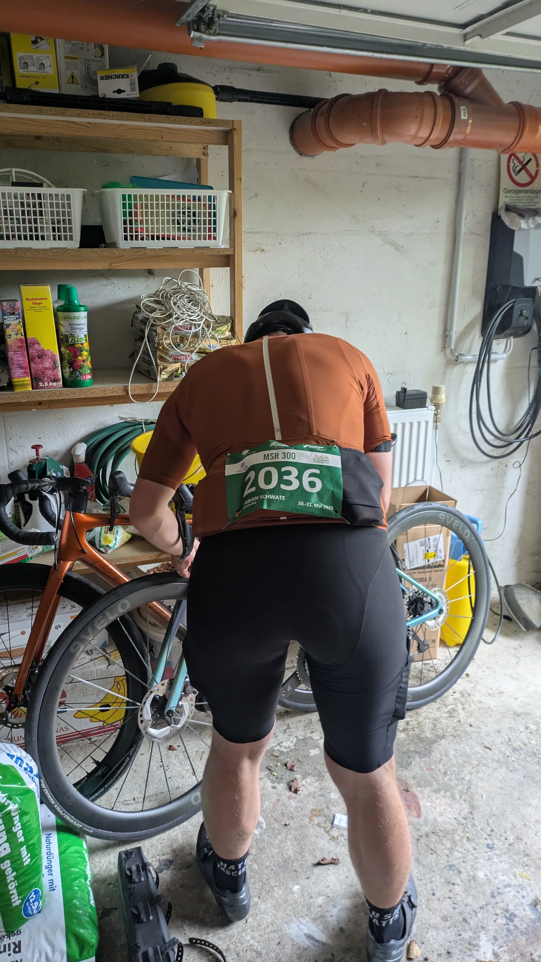 Ein letzter Funktionscheck vor dem heißersehnten Start.