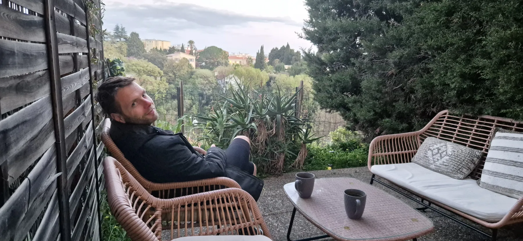 Nach einer langen Nacht und einem langen Tag, aber mit ungebrochender Vorfreude auf die anstehenden Touren: Hier wird es uns definitiv gut gehen!